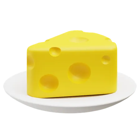 Fromage  3D Icon