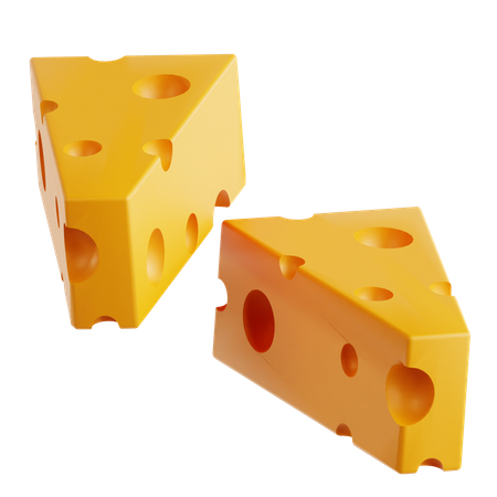 Fromage  3D Icon