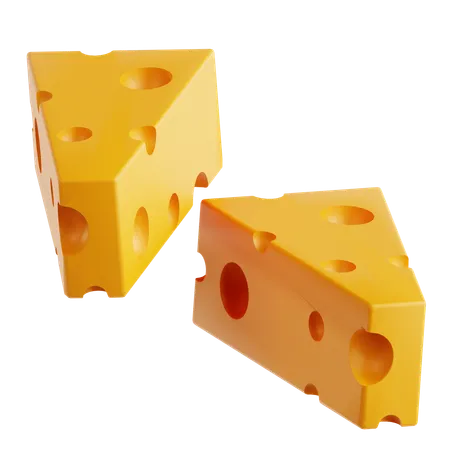 Fromage  3D Icon