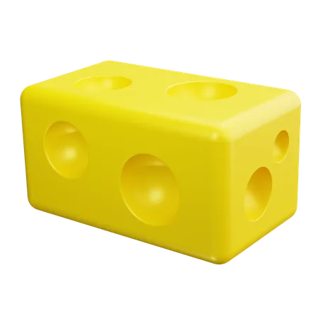 Fromage  3D Icon