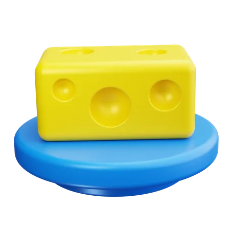 Fromage  3D Icon