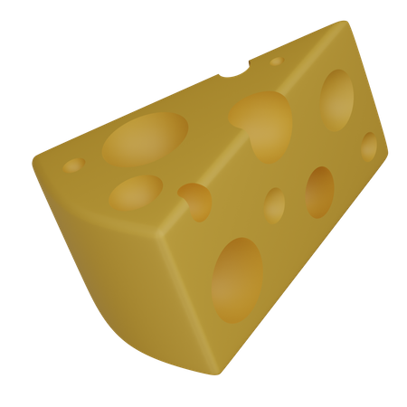 Fromage  3D Icon