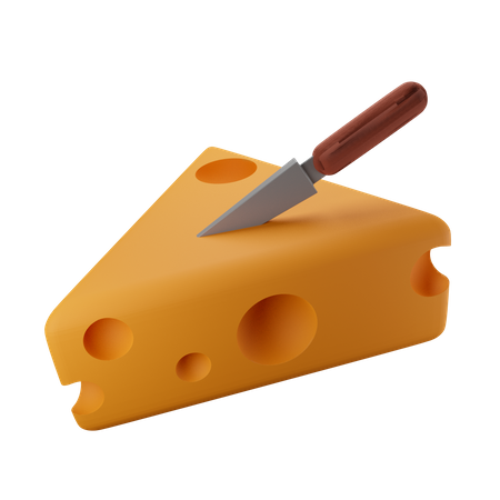 Fromage  3D Illustration