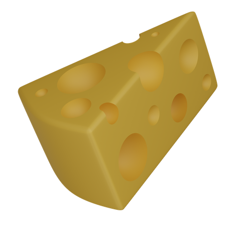 Fromage  3D Icon