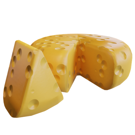 Fromage  3D Icon