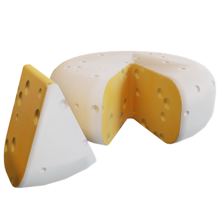 Fromage  3D Icon