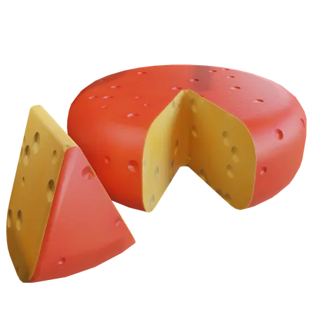 Fromage  3D Icon