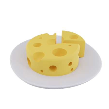 Fromage  3D Icon