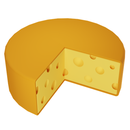 Fromage  3D Icon