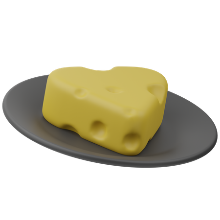 Fromage  3D Icon