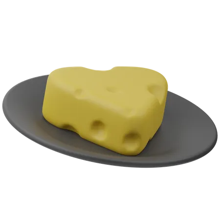 Fromage  3D Icon