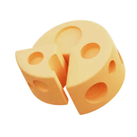 Fromage  3D Icon