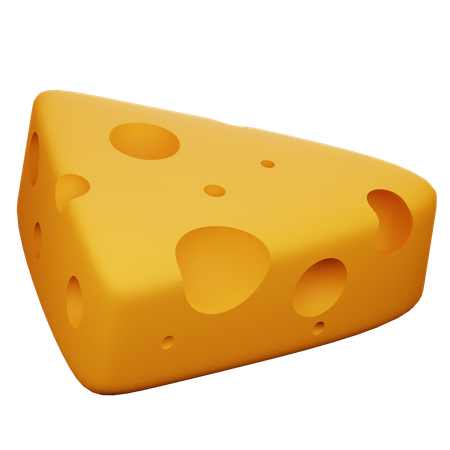 Cube de fromage  3D Icon