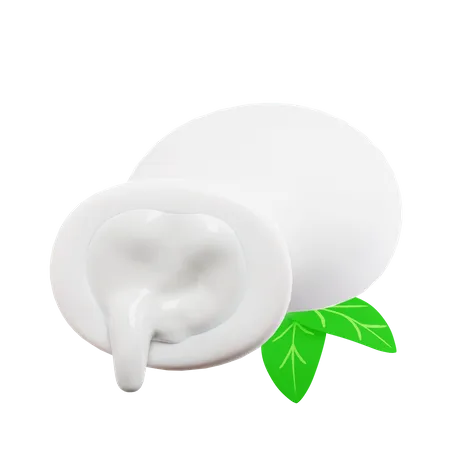 Fromage mozzarella  3D Icon