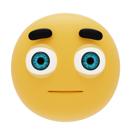 Emoji renfrogné  3D Icon