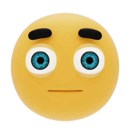 Emoji renfrogné  3D Icon