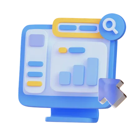 Front End  3D Icon