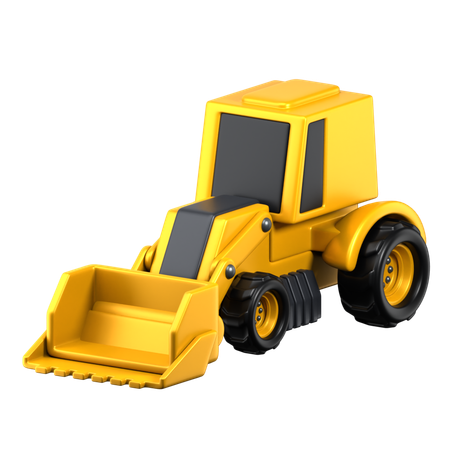 Front Loader  3D Icon