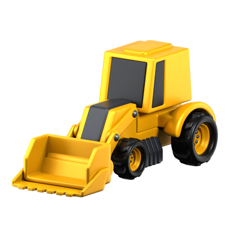 Front Loader  3D Icon