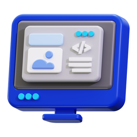 Frontend  3D Icon