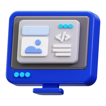 Frontend  3D Icon