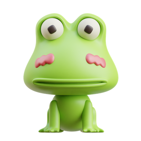 Frosch  3D Icon