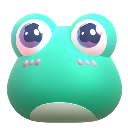 Frosch  3D Icon