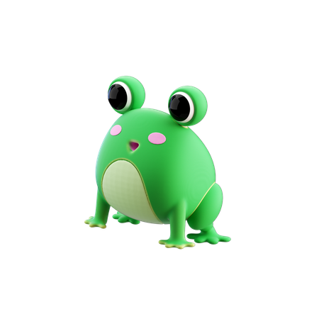 Frosch  3D Icon