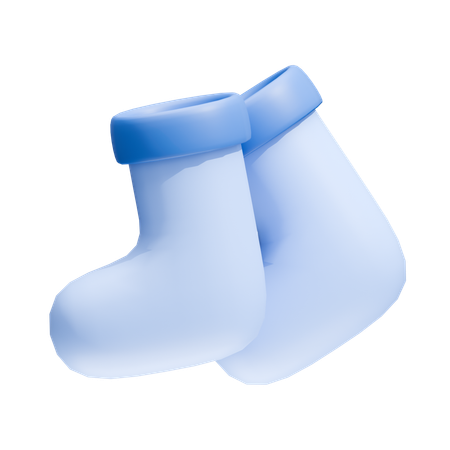 Frostige Wintersocken  3D Icon