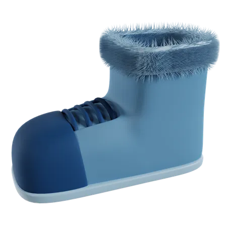Frosty Winter Boot  3D Icon