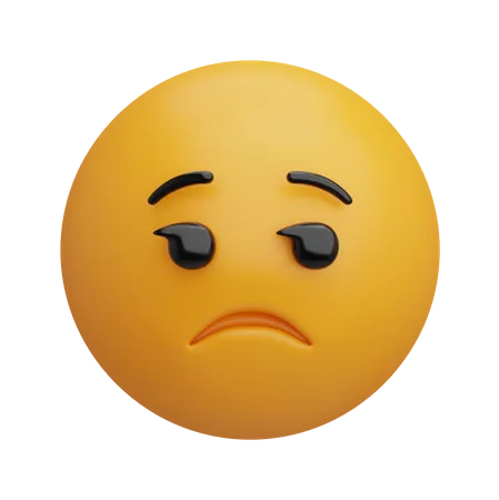 Frown  3D Icon