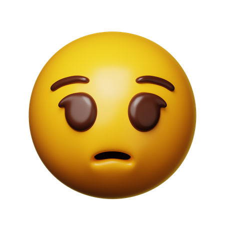 Frown Emoji  3D Icon