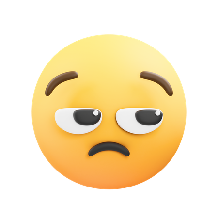 Frown emoji  3D Icon