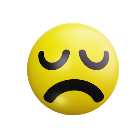 Frown Face  3D Icon