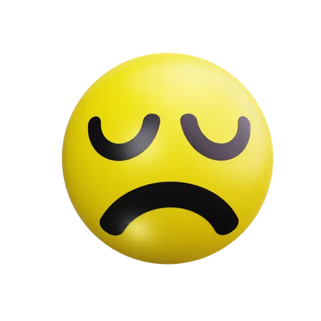 Frown Face  3D Icon