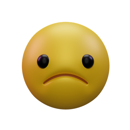 Frowning  3D Icon