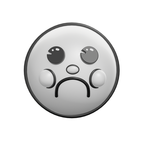 Frowning Face  3D Icon