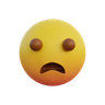 3d for frowning emoji