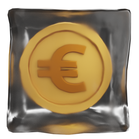 Frozen Asset Euro  3D Icon