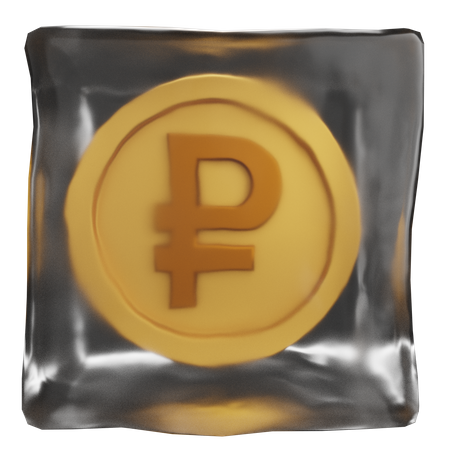 Frozen Asset Ruble  3D Icon