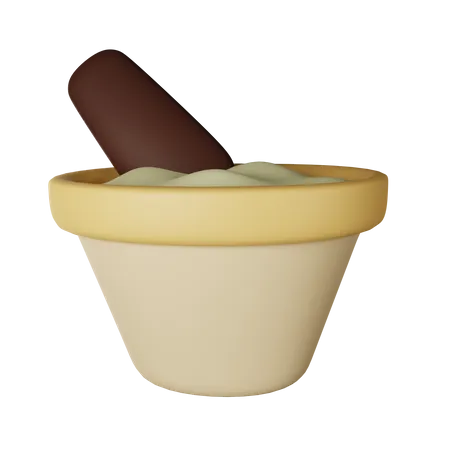 Frozen Yogurt  3D Icon