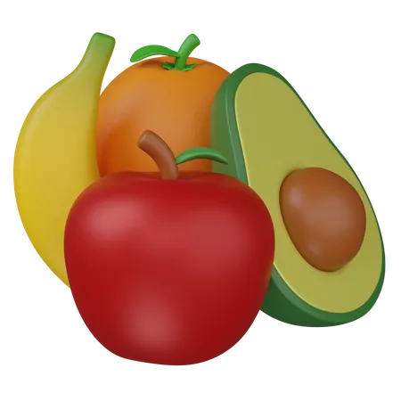 Früchte  3D Icon