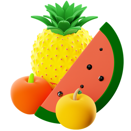 Früchte  3D Icon