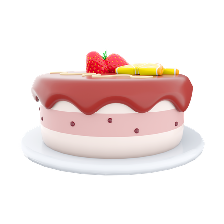 Früchtekuchen  3D Icon