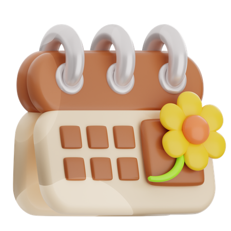 Frühling  3D Icon