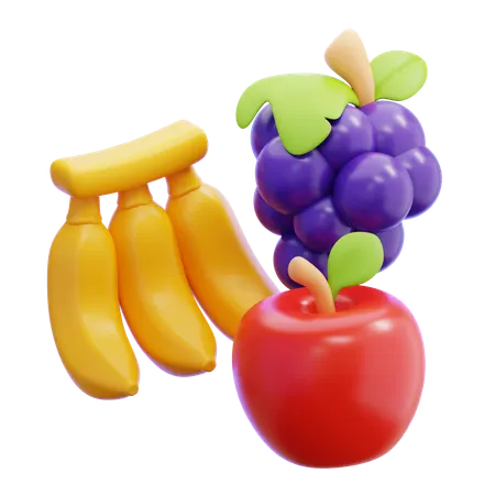 フルーツ  3D Icon