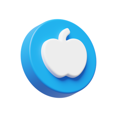 Fruit Apple  3D Icon