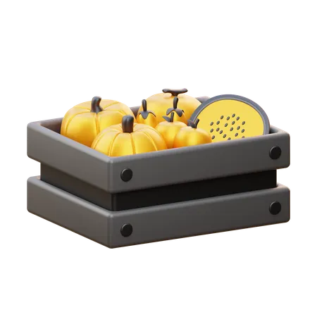 Fruit Basket  3D Icon