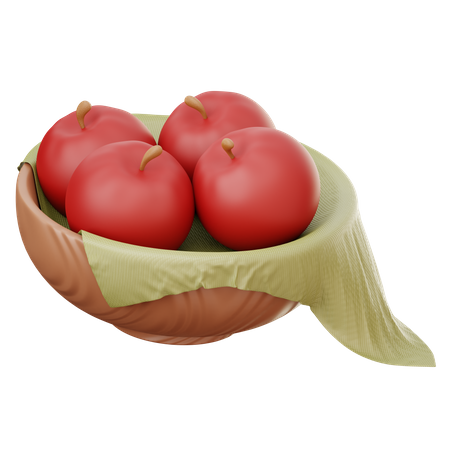 Fruit Bowl  3D Icon