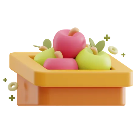 Fruit Box 3D Icon